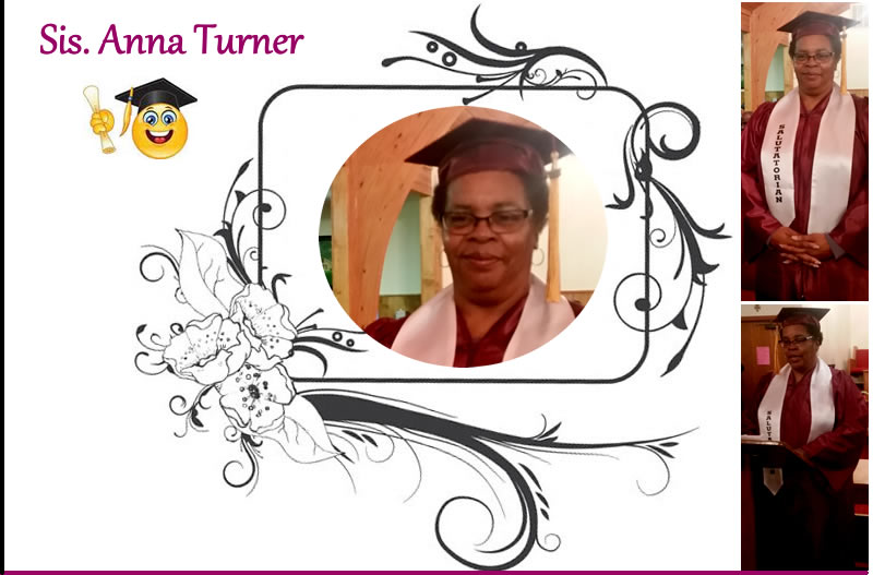 Collage of Sis. Anna Turner
