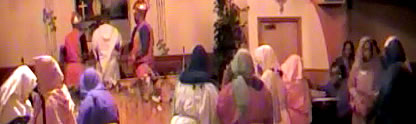 The crowd that mocked Jesus 